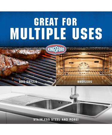 Kingsford Heavy Duty Grill Cleaner Aerosol | Effortlessly Cuts Grease and Grime | Ideal for Grills and Ovens | 14.5 oz - 1 Pack - Buy Online on GoSupps.com