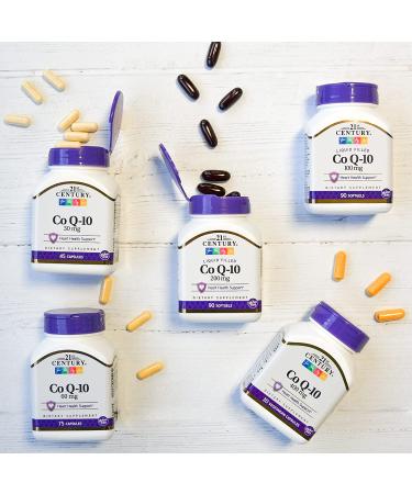 21st Century CoQ-10 100mg - 90 Rapid Release Softgels | Heart Health & Energy Support - Buy Online on GoSupps.com