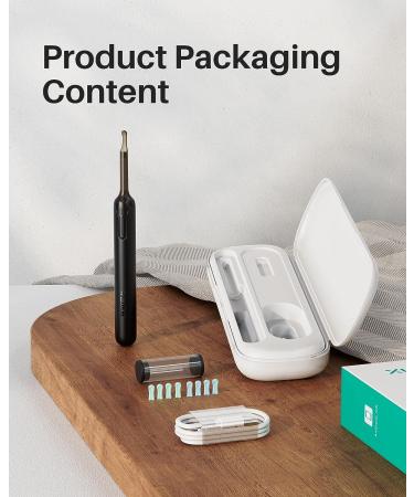 Ear Wax Removal Tool with 1080P Ear Camera & Portable Storage Box - Safe Ear Pick Kit with 6 LED Lights - Buy Online on GoSupps.com