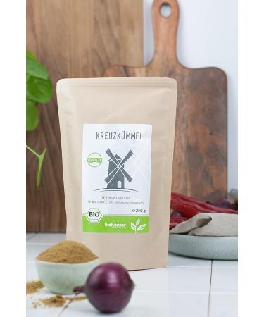 Organic Ground Cumin 250g - Pure Cumin Powder No Additives | BioKontor - Buy Online on GoSupps.com