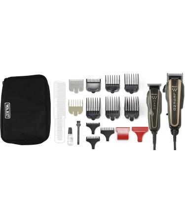 Wahl Professional 5-Star Barber Combo #56272 - 5-Star Legend Clipper and Hero T-Blade Trimmer Powerful V9000 Motor Clipper and Rotary Motor Barber Trimmer - Buy Online on GoSupps.com