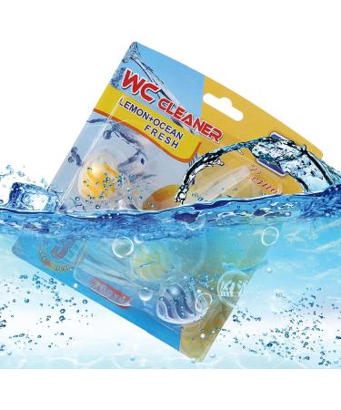 Toilet Bleach Toilet Cleaner Soft Scrub Toilet Bowl Freshener Hangings Automatic Toilet Cleaning Ball 4 Scents Lemon - Buy Online on GoSupps.com