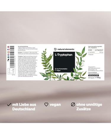 High-Dose L-Tryptophan 500mg - Vegan Capsules (240 Count) | Pure Lab-Tested No Additives - 8-Month Supply - Buy Online on GoSupps.com