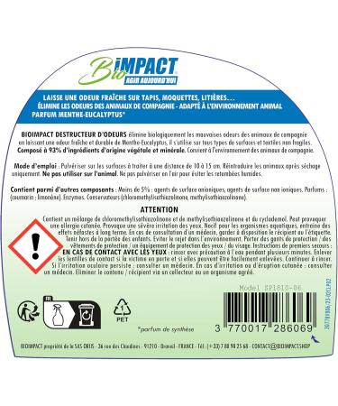 BioIMPACT ORMANT ROMBERS - Odor Neutralizers for Dog & Cat Urine - 2x750ml - Effective Surface Cleaner - Buy Online on GoSupps.com