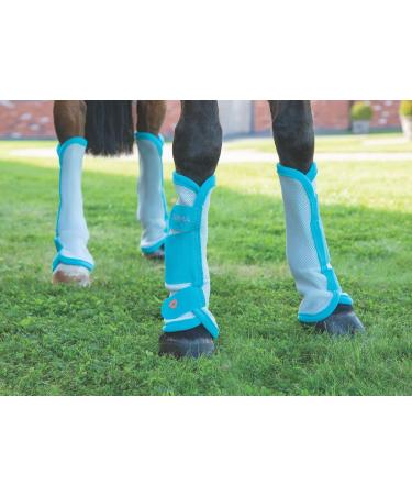 Shires Arma Fly Turnout Socks - Teal Cob - Buy Online on GoSupps.com