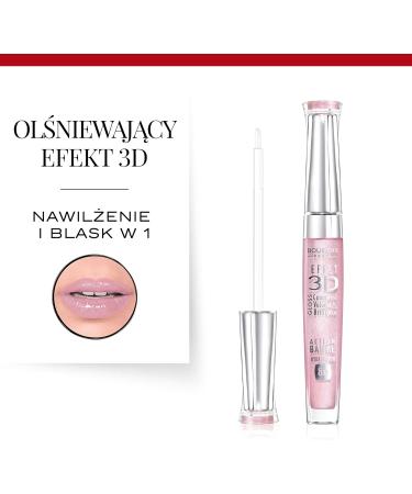 Bourjois Effect 3D Lip Gloss in Rose Charismatic - High-shine, Plumping Lip Gloss - Buy Online - Buy Online on GoSupps.com