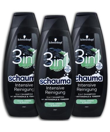 Schauma Schauma 3 in 1 Shampoo Intensive Cleansing 3 x 400 ml