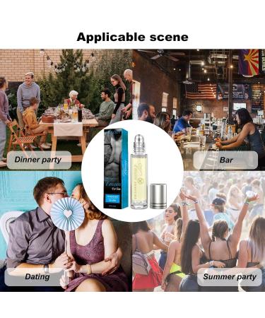 Pheromone Perfume Enhanced Scents Pheromones for Women Long-lasting and Personal Roll-on Perfume Portable Perfume Female Cologne for Women to Attract Men (0.33Oz) (2 pcs-Men) - Buy Online on GoSupps.com