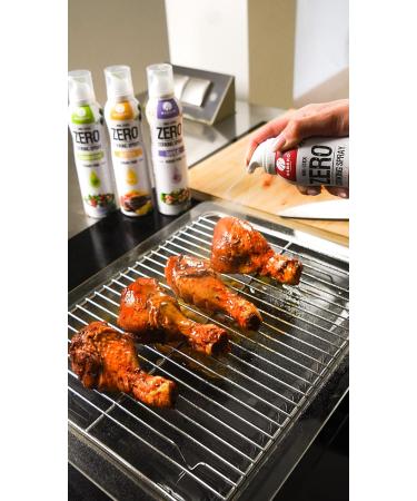 Rabeko Zero Garlic Cooking Spray - 800 Portions 2 kcal/Spray | Low-Calorie Additive-Free Gluten & Lactose-Free | Ideal for Roasting Grilling & Baking | 2 x 200ml Packs - Buy Online on GoSupps.com