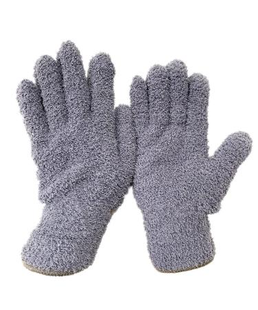 Dishwashing Gloves Knitted Inner Frosting Gloves Super Soft Superfine Fiber Car Washing Gloves Washing Bowls Gloves Tools 1