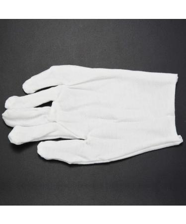 12 Pairs 100% Cotton White MOISTURISING Lining Glove Health Music Work - Buy Online on GoSupps.com