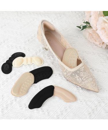 Heel Grips Liner Cushions - 6 Pairs Comfort Inserts for Loose Shoes - Anti-Slip Protector Pads for Men & Women - Buy Online on GoSupps.com