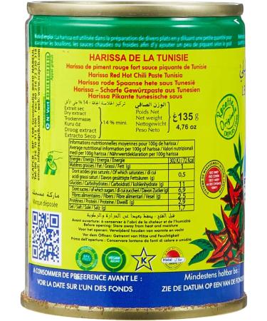 Le Phare du Cap Bon Harissa Tin 135g - Buy Online on GoSupps.com