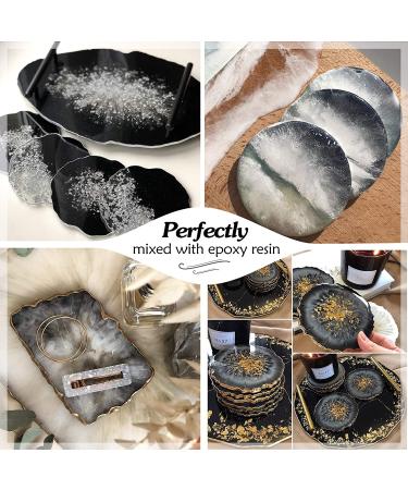 Black Mica Powder - 2.1 Ounces/ 60g - Natural Epoxy Resin Dye for Makeup, Art, Paint, Soap Making & Nails - Buy Online on GoSupps.com