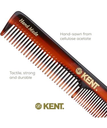 Kent Brushes Handmade Comb A 2T - Medium Size Coarse and Fine Comb - Buy Online on GoSupps.com