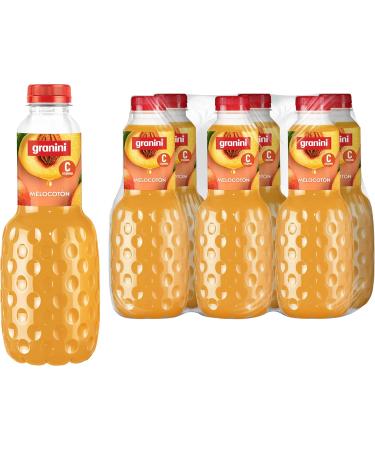  Granini Granini Pack of 6 x 1L Peach Nectar made from classic peach juice - Buy Online on GoSupps.com
