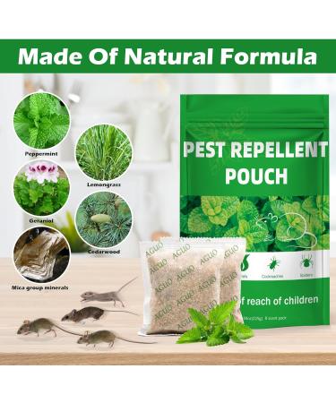 Mixrug 8 Natural Mouse Repellent Pouches Peppermint Oil Mice Repellent Indoor for Mice  - Buy Online on GoSupps.com