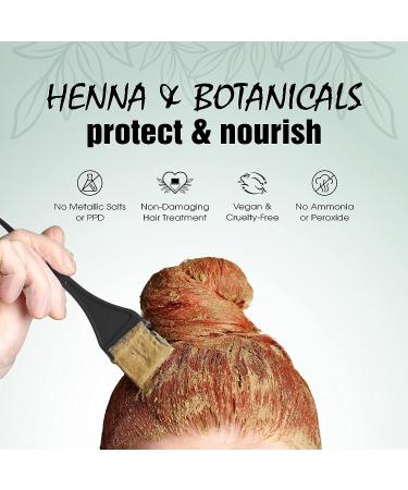 Light Mountain Organic Henna Hair Color & Conditioner Red 16 Oz - Pure Botanical Semi-Permanent Hair Color in Brown - Buy Online on GoSupps.com