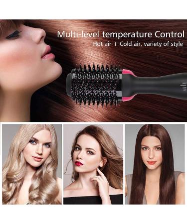 Professional Salon One-Step Hair Dryer & Hot Air Brush & Blower Brush with Negative Ions For Straight and Soft Curls 4 in 1 Hair Brush Dryer & Styler (110v 1000W) - Buy Online on GoSupps.com