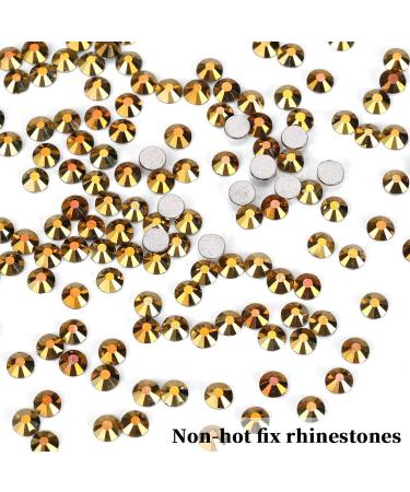 Yhmq 1440pcs Rhinestones & Nail Crystals - Gold Hematite SS6 (1.8mm & 2.0mm) for Stunning Nail Art | International Shipping - Buy Online on GoSupps.com