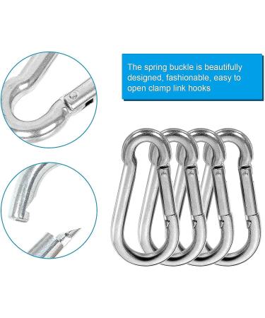 LANIAKEA 12Pcs 4inch Spring Snap Hook  M10 Stainless Steel Quick Links  3/8 inch Large Carabiner Clips Heavy Duty for Camping  Swing  Hammock  Hiking  Fishing  Gym  770LBS - Buy Online on GoSupps.com