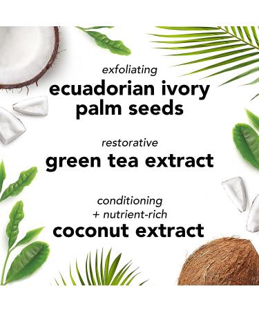 Mario Badescu Botanical Exfoliating Scrub | Ivory Palm Seeds & Green Tea Extract | 3.4 Fl Oz - Buy Online on GoSupps.com