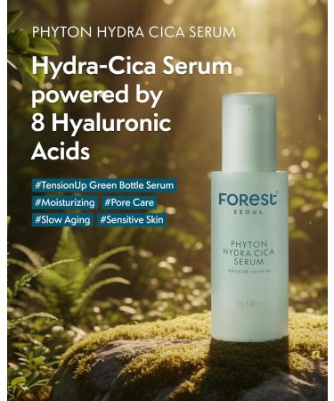 FOREST Phyton Cica Serum 1.69 fl.oz Skin elasticity pore care moisturizing korean skin care hyaluronic acid cica soothing serum - Buy Online on GoSupps.com