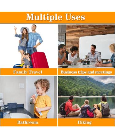 6-Pack Travel Toothbrush Set - Protective Cases for Home School & Camping | Durable & Portable Toothbrush Covers - Buy Online on GoSupps.com