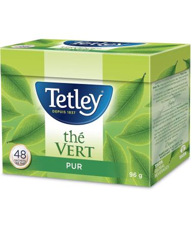 Tetley Pure Green Tea - 48 Tea Bags 96 Grams Contains Caffeine - Buy Online on GoSupps.com
