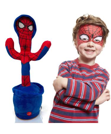 Ava's Toys Dancing Toy Interactive Superhero Robot Spider Singing and Dancing Baby Talking Toy 120 Songs Talking Blue Toy for Boys and Girls Funny Talking and Dancing Cactus with Led Lights Dancing Cactus Superhero