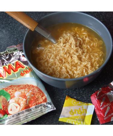 MAMA Instant Noodles Shrimp Tom Yum Flavour 90g Jumbo (Pack of 20) 1 Case - Buy Online on GoSupps.com