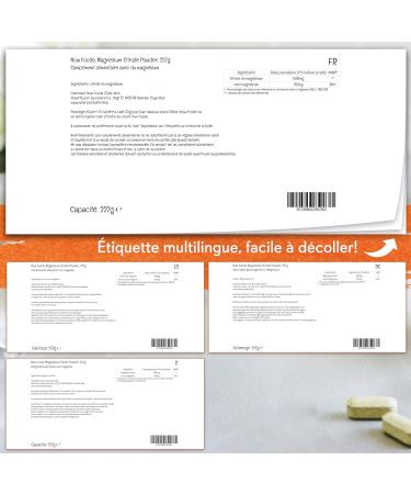 Now Foods Magnesium Citrate Powder 227g Vegan Powder Lab Tested Gluten Free Vegetarian Soy Free Non-GMO - Buy Online on GoSupps.com