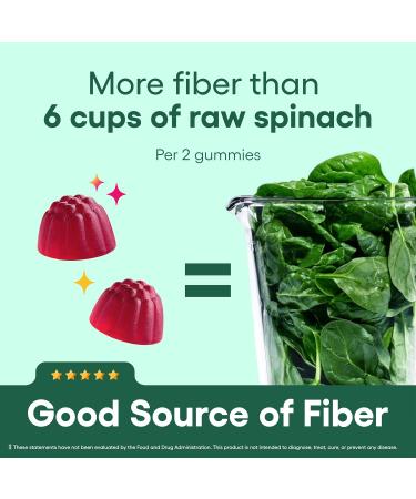Physician s Choice Fiber Gummies for Digestive Health & Regularity - Raspberry Lemon Flavor - No Sugar Added & Vegan - Natural Chicory Root Prebiotic Fiber - Daily Gummy for Adults Women & Men - 60CT Fiber Gummies 60 Count  - Buy Online on GoSupps.com