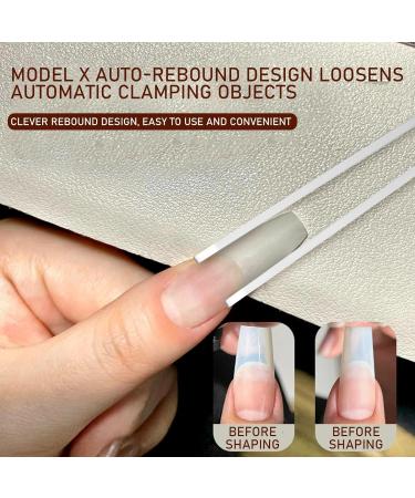 Cuticle Pusher Tool - C Curve Tools for Manicure Stainless Steel -Function Nail Shaping Tweezers Pincher Manicure Huyath - Buy Online on GoSupps.com