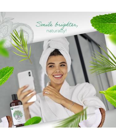 HBNO Swish & Shine Organic MCT + Peppermint Pulling Oil - Huge 8 oz (240ml) Value Size - Ideal for Everyday use as a Mouth freshener Organic MCT + Peppermint Pulling 8 Fl Oz (Pack of 1) - Buy Online on GoSupps.com