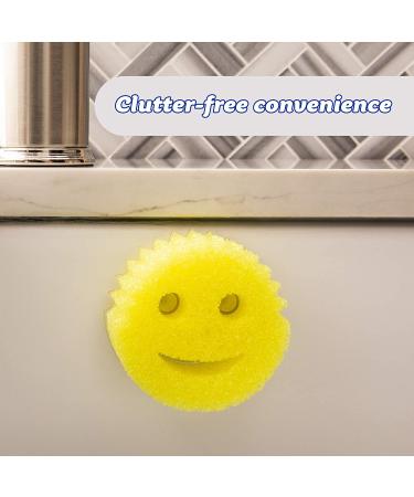 Scrub Daddy Sponge Holder - Non-Slip Daddy Caddy for Smiley Face Sponge - Kitchen and Bathroom Sink Organizer with Suction Cups - Self Draining, Dishwasher Safe - 1ct - Buy Online on GoSupps.com