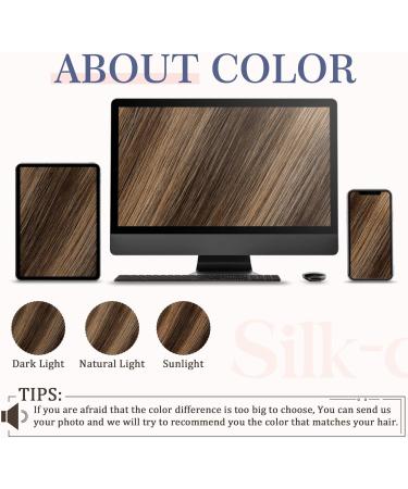 14 Tape in Human Hair Extensions - Straight Remy Seamless #06 Light Brown, 10pcs - Buy Online on GoSupps.com