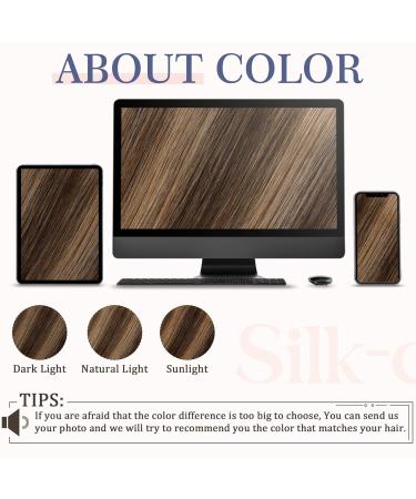 Silk-Co Tape In Extensions | Real Hair 50cm Dark Blonde | 10pcs Skin Weft Hair Extensions | 25g | Premium Quality Tape Glue - Buy Online on GoSupps.com