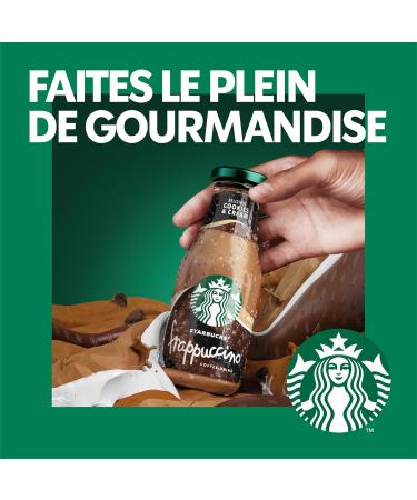 Starbucks - Frappuccino Cookies & Cream - Bouteilles 8 x 250ml - Caf Frapp Cookies & Cream Pr t- -Boire - Vendu en lot de 8 - Buy Online on GoSupps.com