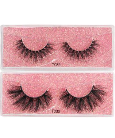 Dedbol 10 Pairs of 6D Artificial Fluffy Natural Mink Dramatic False Eyelashes - Style 4 - Buy Online on GoSupps.com