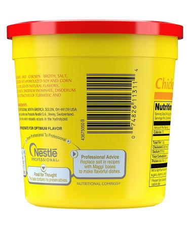 Maggi Chicken Base Stock and Bouillon - Gluten Free, No MSG, Bulk 1 lb. Container (Pack of 6) - Buy Online on GoSupps.com