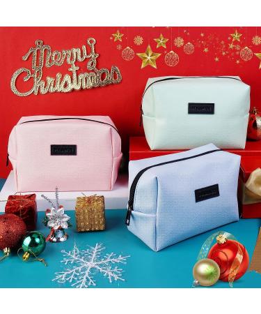 MAANGE Small Green PU Leather Makeup Bag for Women | Travel Cosmetic Pouch with Zipper | Portable & Versatile - Buy Online on GoSupps.com