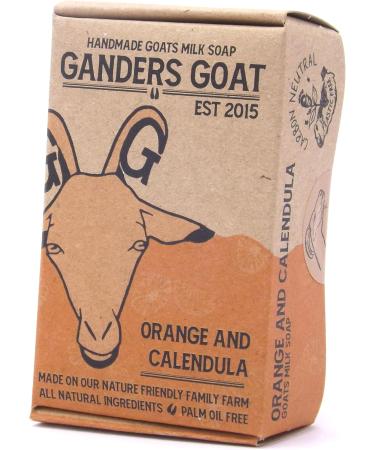 Sweet Orange and Calendula Scented Goat Milk Soap 100g - Buy Online on GoSupps.com