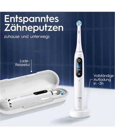 Oral-B io Series 9 Plus Electrical Toothbrush - 3 Brush Heads Travel Case 7 Modes Eco-Friendly White Packaging | Worldwide Shipping - Buy Online on GoSupps.com