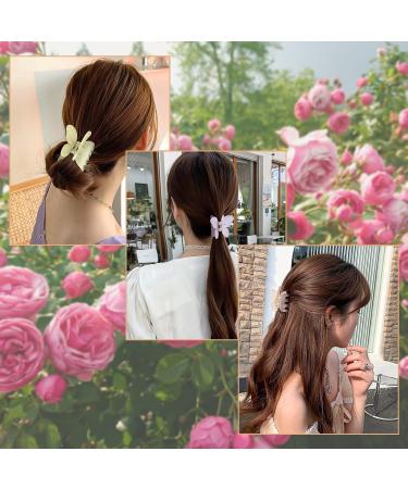 Hair Claw Butterfly Jaw Clips Girls Hair Clips SUPRROW Hair Accessories for Girls and Women (Mixed color 7 pack) - Buy Online on GoSupps.com