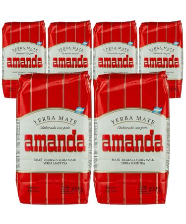 Amanda Yerba Mate Tea Tradicional 6kg | Mate tea from Argentina | Detox and energy drink Tradicional 6 kg