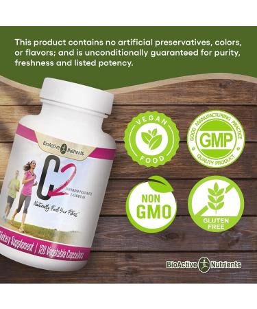 BioActive C2-Chromium Picolinate with L-Carnitine | 120 Vegetable Capsules | Supports Fat and Carb Metabolism - Buy Online on GoSupps.com