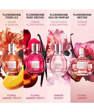 Viktor&Rolf - Flowerbomb Ruby Orchid Eau de Parfum - Women's Perfume - Floral & Fruity - With Notes of Vanilla & Peach 3.4 Fl Oz - Buy Online on GoSupps.com