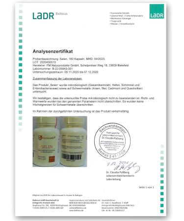 F rstenmed Selenium Capsules | 200 g High-Dosed Vegan Supplement | 180 Additive-Free Capsules for Optimal Bioavailability | International Shipping - Buy Online on GoSupps.com