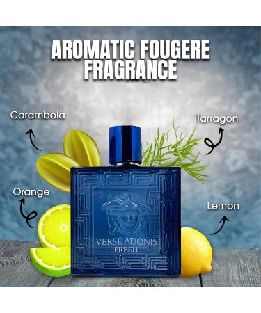 2PCS Valentine Milano/Verse Adonis Fresh Eau De Toilette for Men-Fresh Romantic Scent Perfume for Men 3.4 Fl Oz Each Mens Cologne For All Skin Daily Used MilanoMen/Verse Adonis Fresh - Buy Online on GoSupps.com